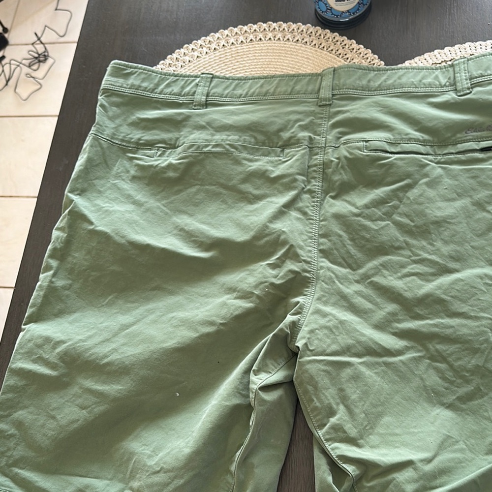Eddie Bauer Light Green Men's Shorts - Picture 3 of 3